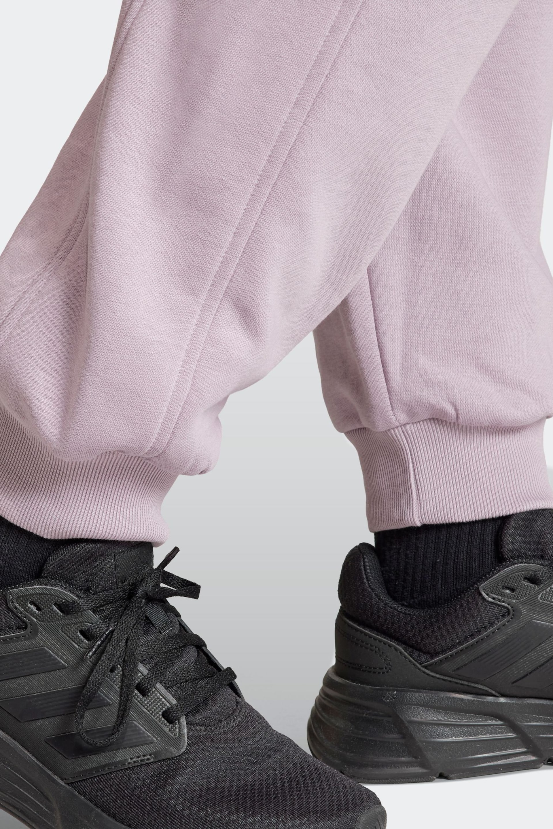 adidas Purple Sportswear All Szn Fleece Loose Joggers - Image 5 of 6