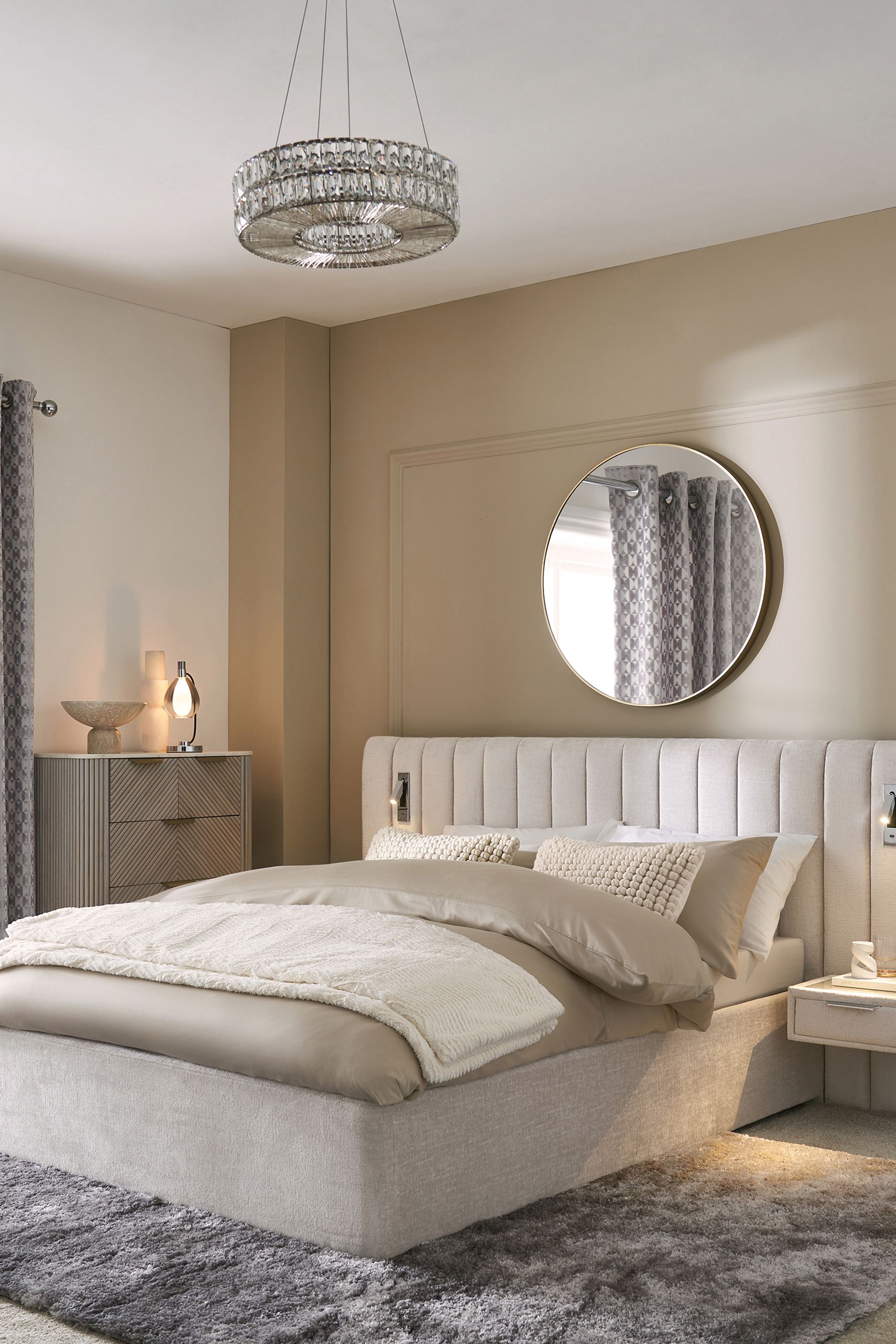 Mayfair double outlet bed frame