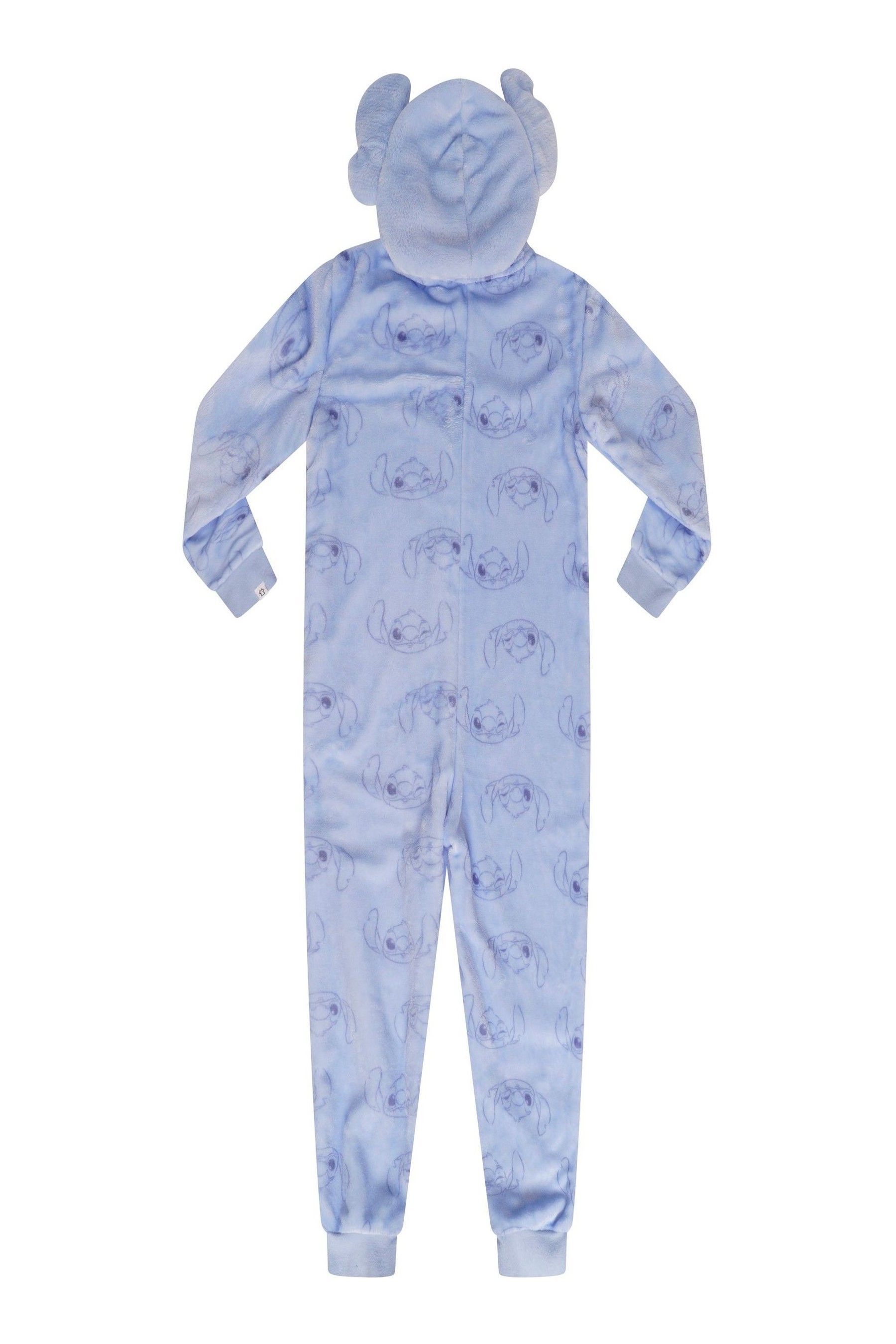 Buy Brand Threads Blue Disney Stitch Girls Hooded All In One from the Next UK online shop