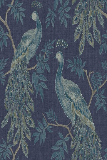 Arthouse Blue Lazzaro Bird Wallpaper Wallpaper