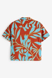 Hawaiian Red Short Sleeve Printed Shirt (3-16yrs) - Image 4 of 5