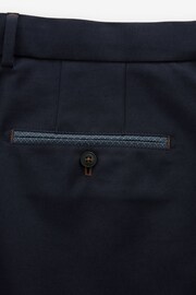 Navy Premium Belted Chinos - Image 7 of 9