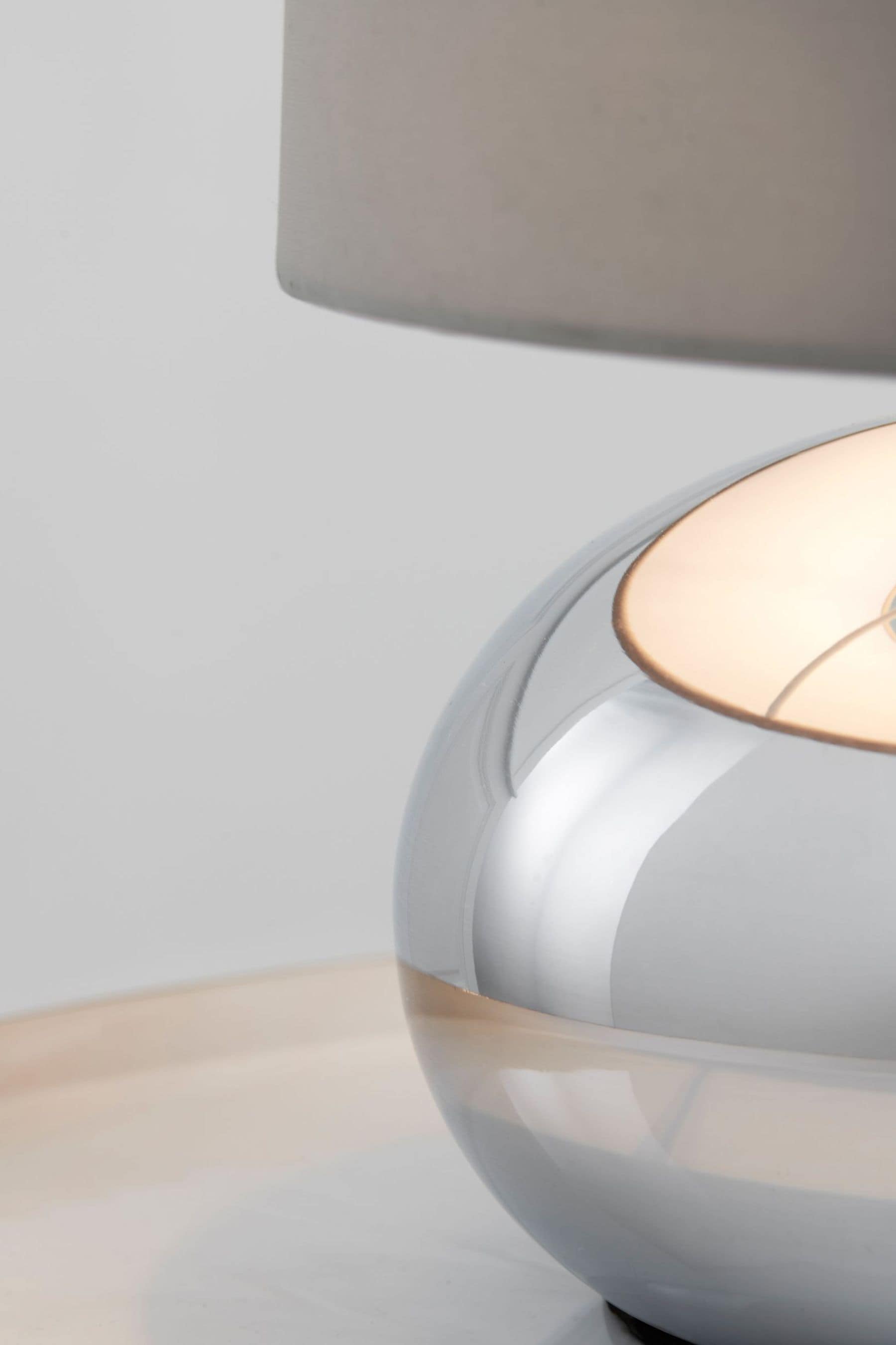Chrome Pebble Twin Pack Table Lamp
