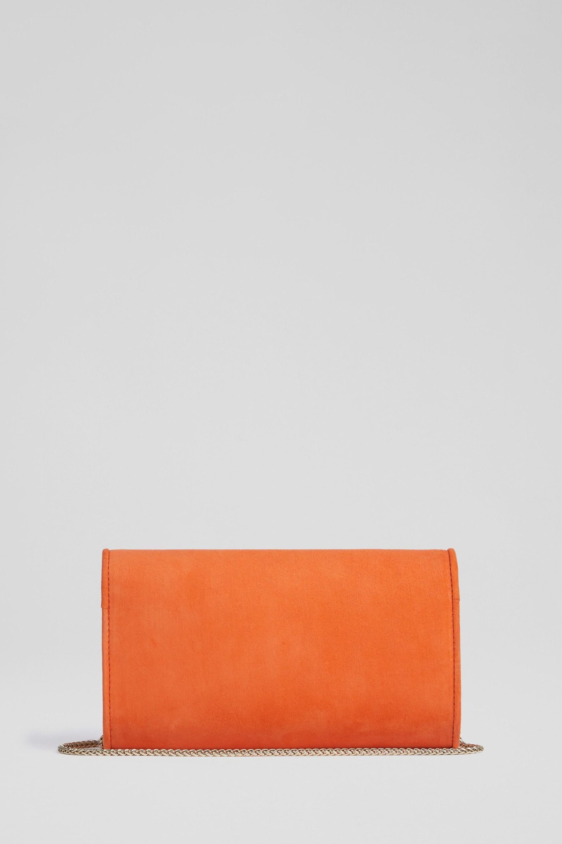 LK Bennett Suede Clutch Bag - Image 2 of 3