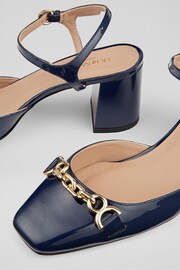 LK Bennett Mindy Patent Leather Ankle Strap Courts - Image 4 of 4