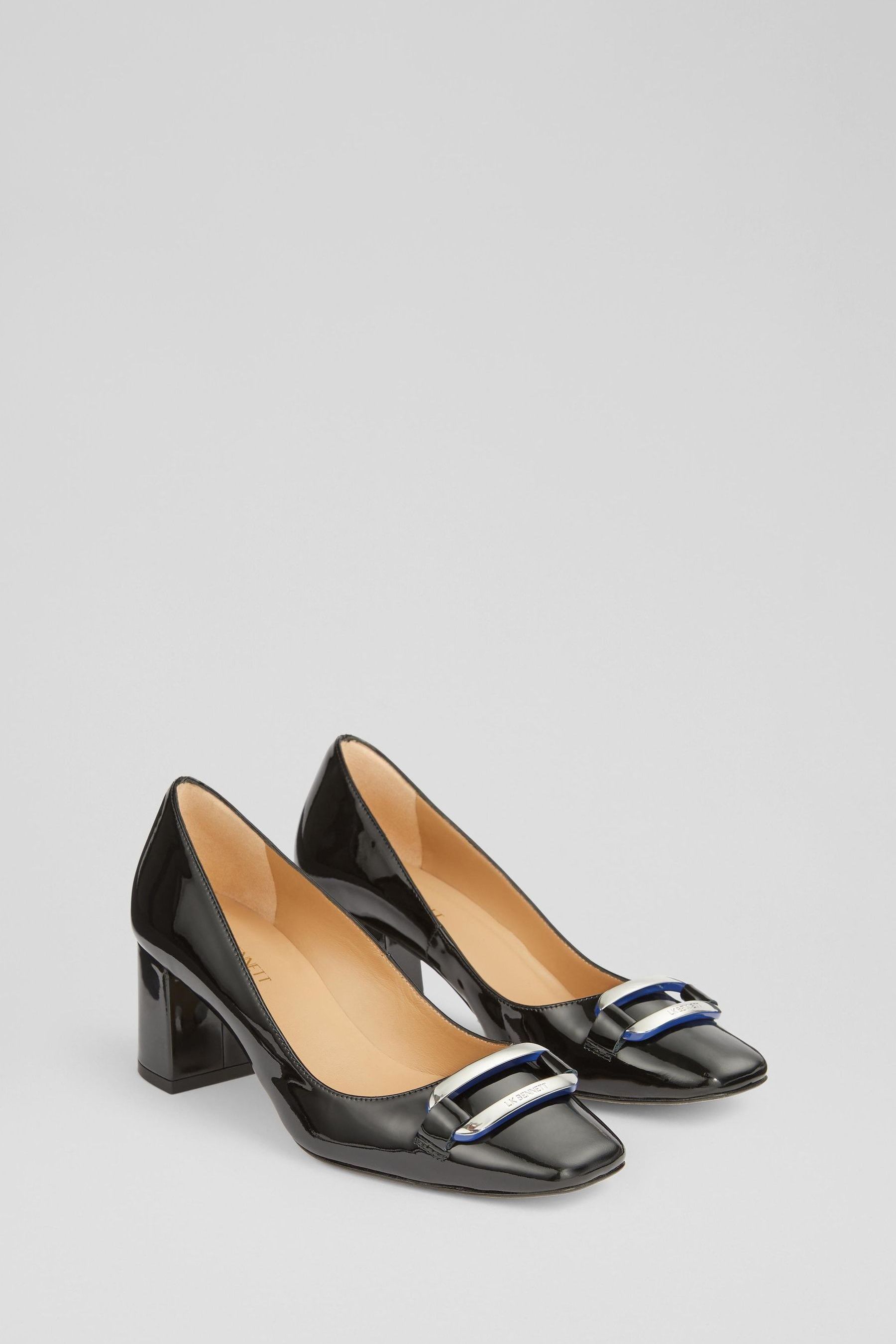 Lk bennett black court shoes shop