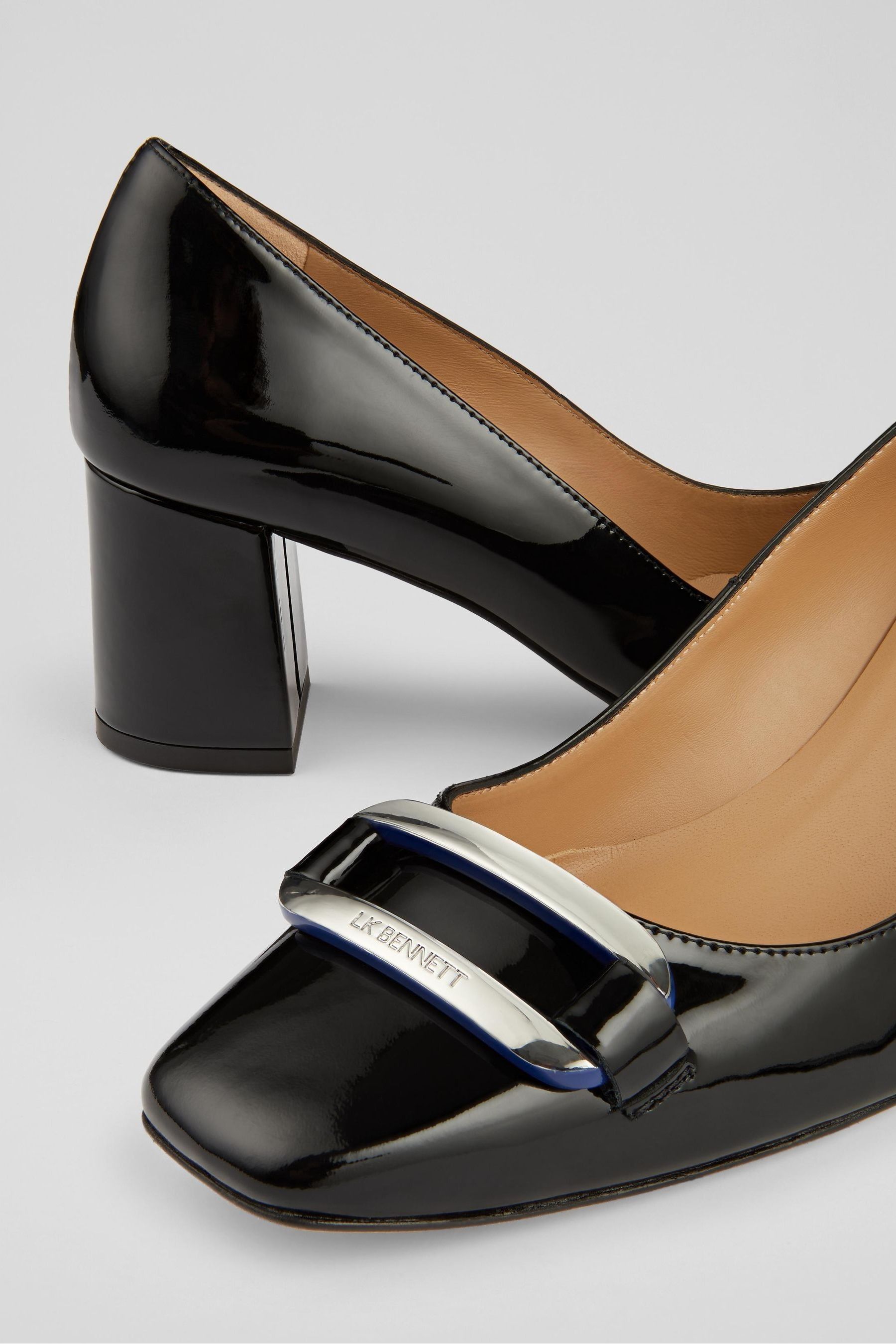 Buy LK Bennett Black Patent Court Shoes from the Next UK online shop
