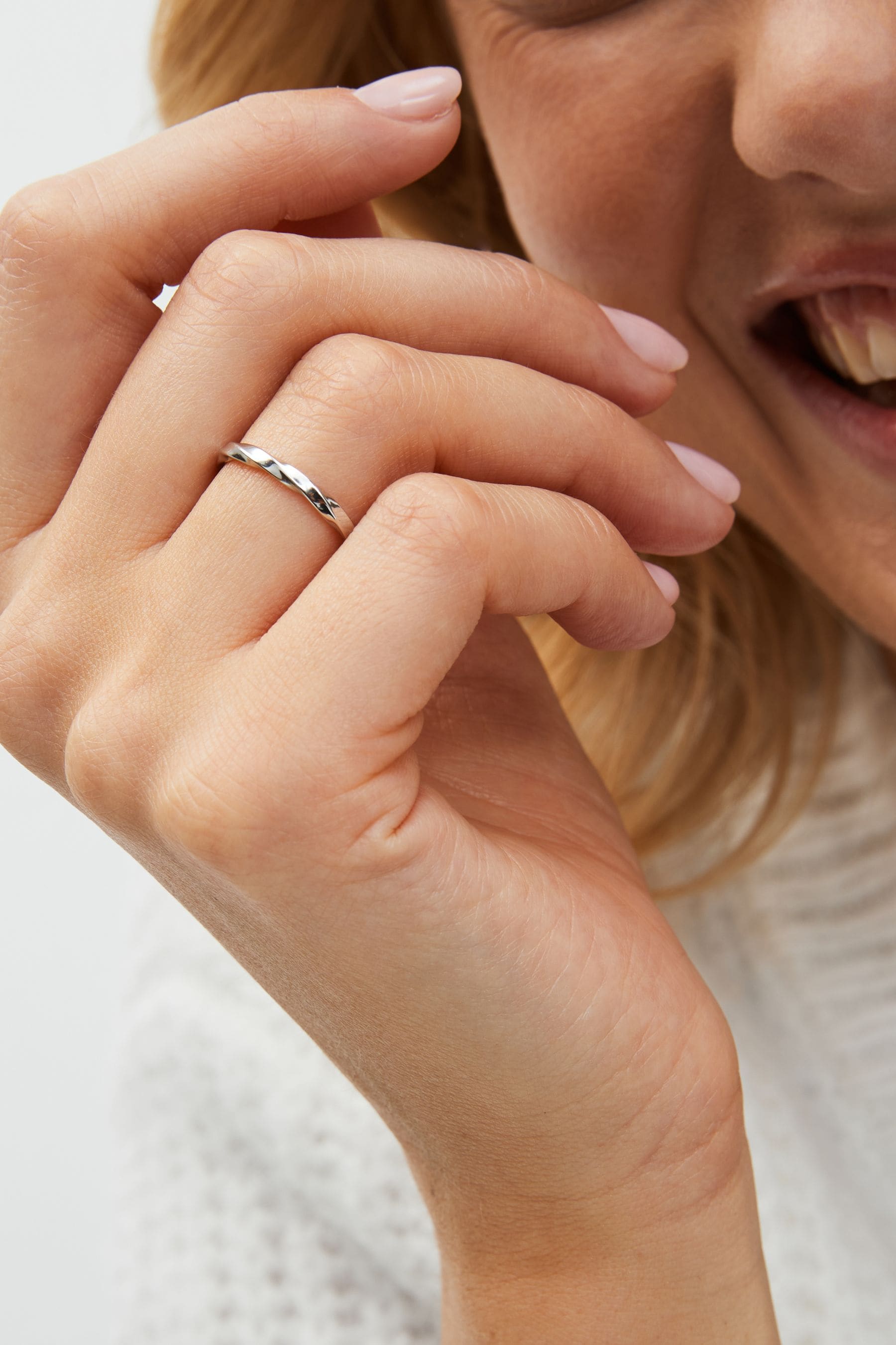 Buy Sterling Silver Twist Ring from the Next UK online shop