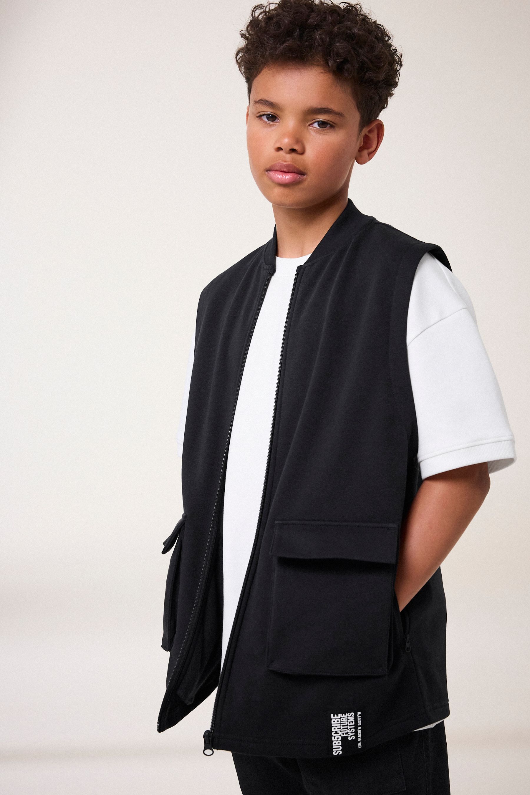 Vest with white shirt cheap