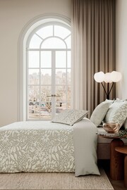 Bedeck of Belfast Cream Atiya Duvet Cover and Pillowcase Set - Image 1 of 5