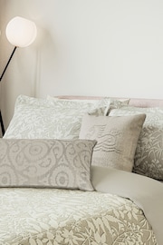 Bedeck of Belfast Cream Atiya Duvet Cover and Pillowcase Set - Image 3 of 5