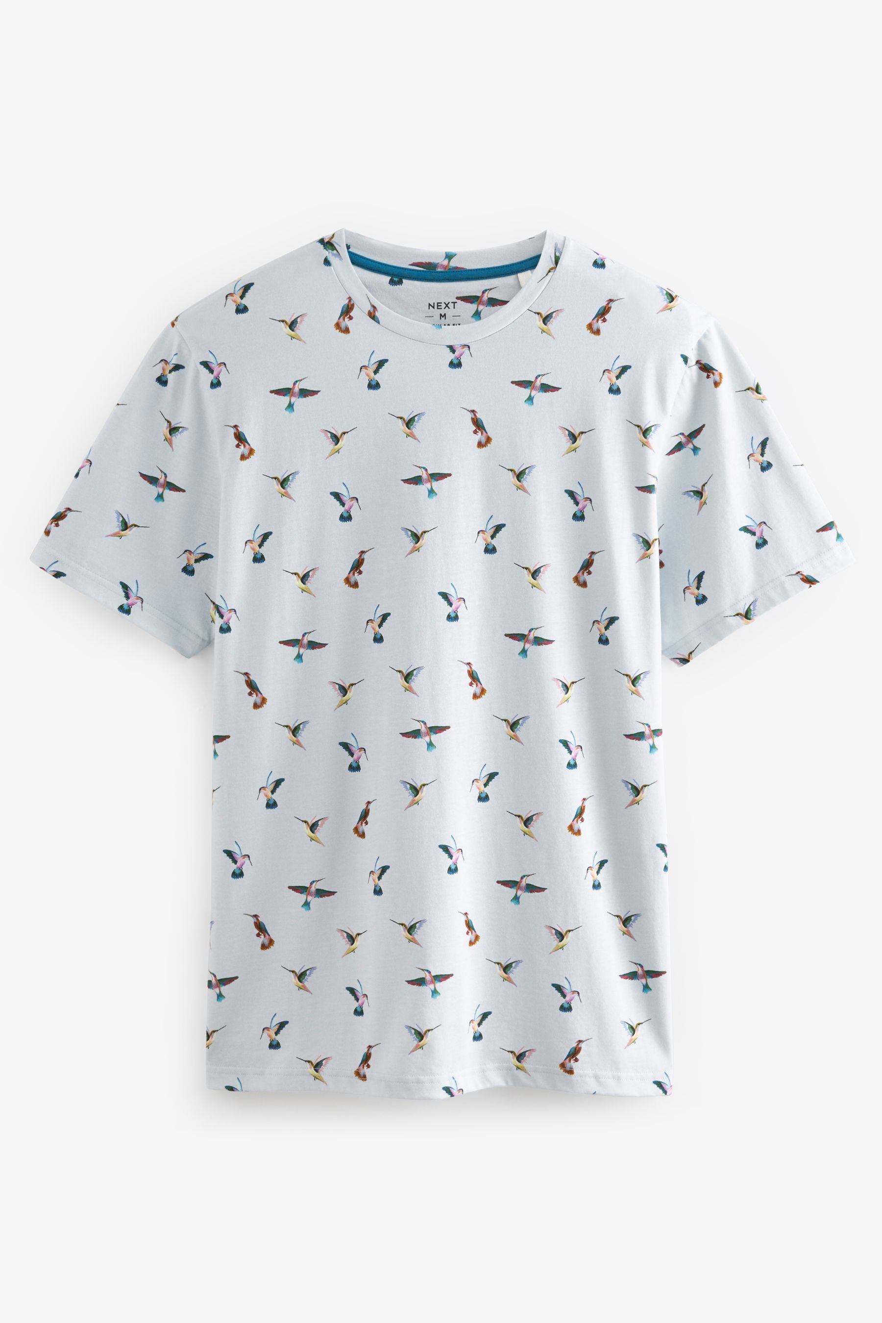 Buy Blue Hummingbird Print T Shirt from Next Luxembourg