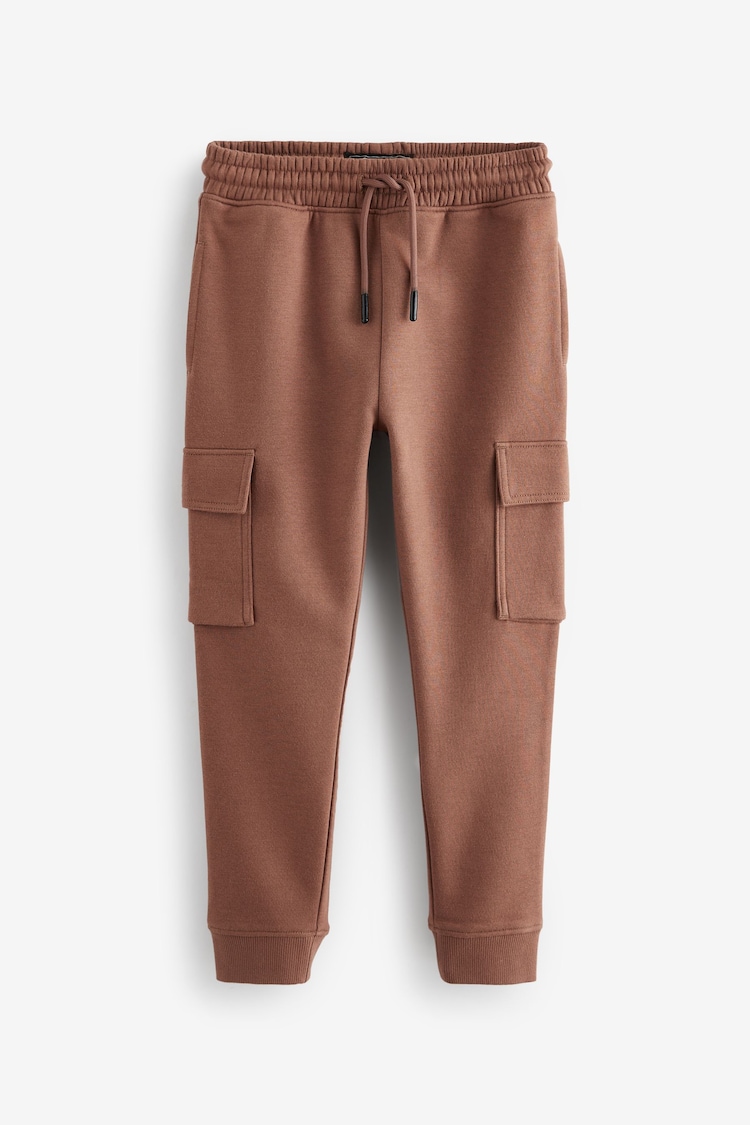 Tan Brown Slim Fit Cargo Joggers (3-16yrs) - Image 1 of 4