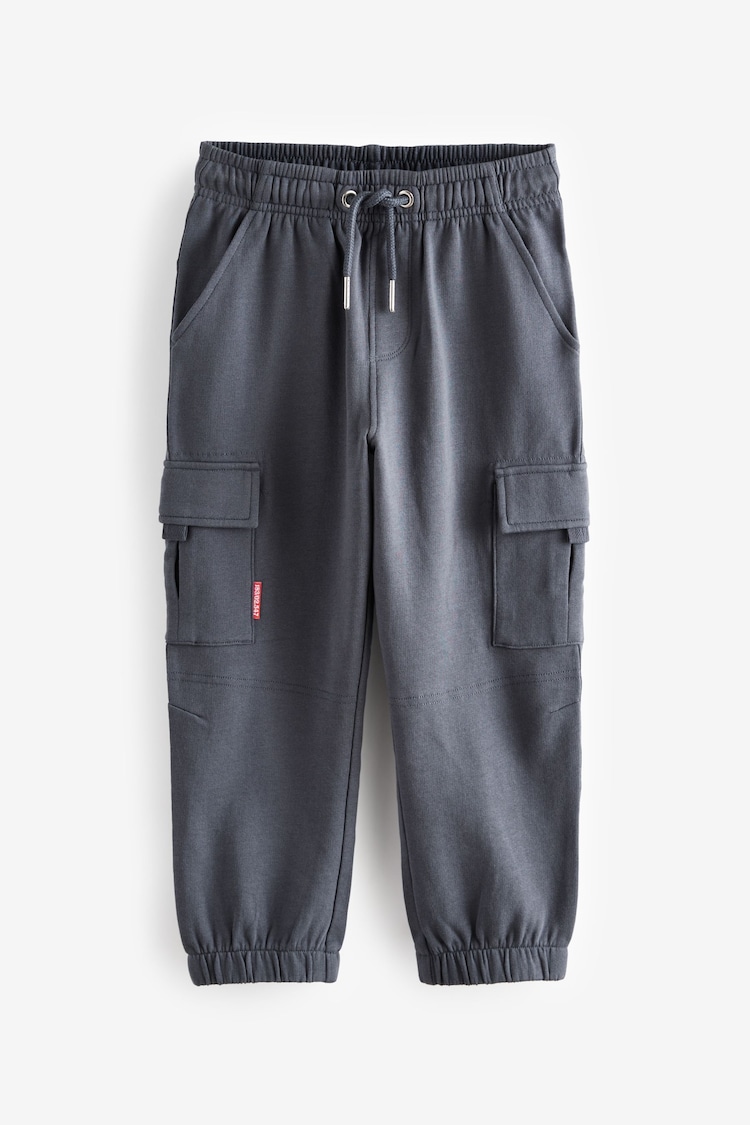 Petrol 100% Cotton Cargo Pocket Joggers (3-16yrs) - Image 1 of 4