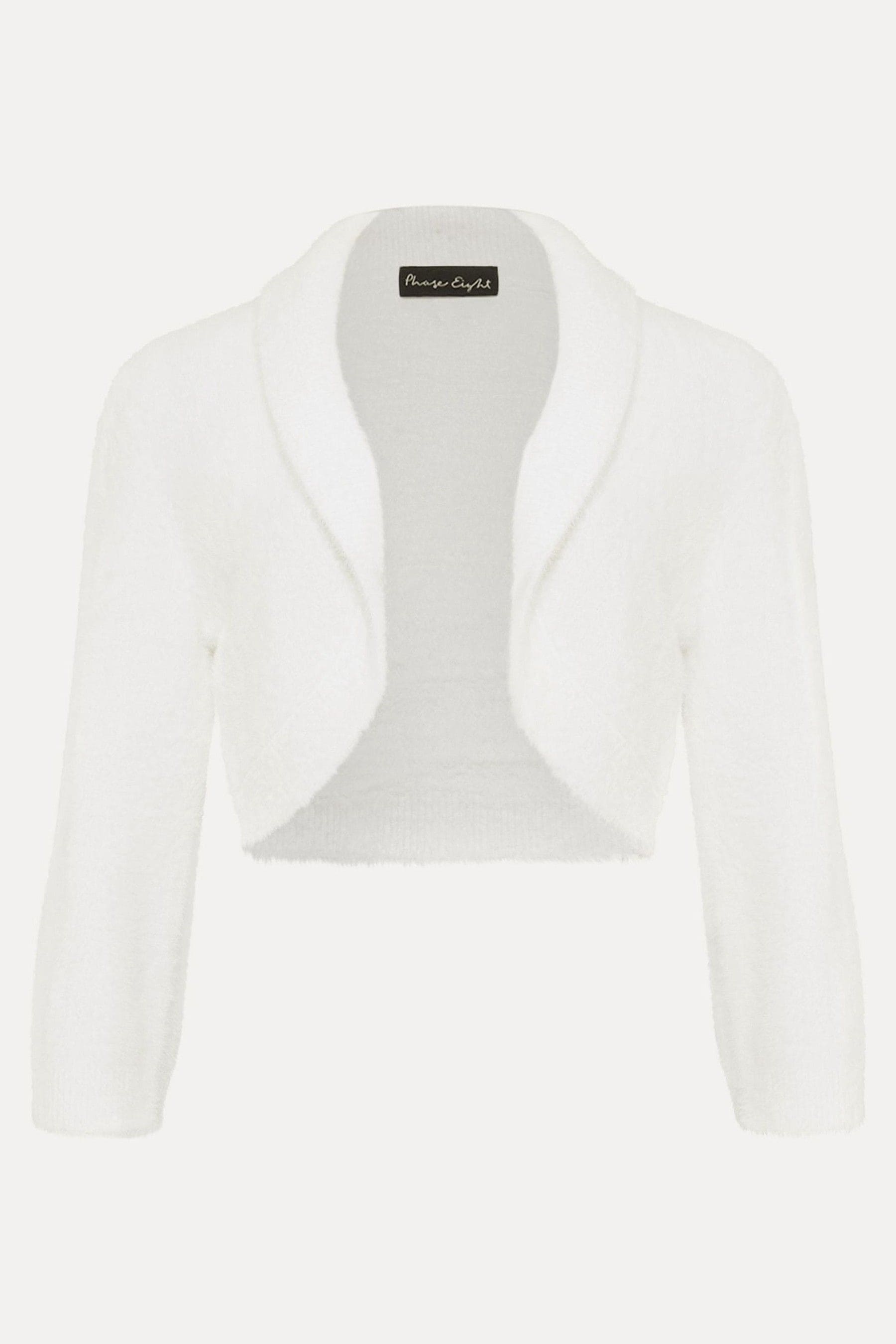 Ladies cream bolero jacket deals