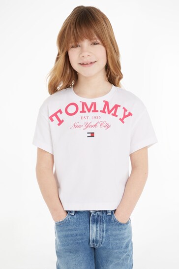 Tommy Hilfiger Kids Logo White T-Shirt