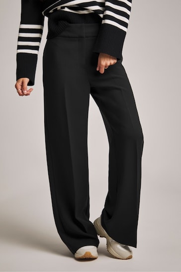 Buy Magisculpt by JD Williams Black Crepe Trousers from the Next UK ...
