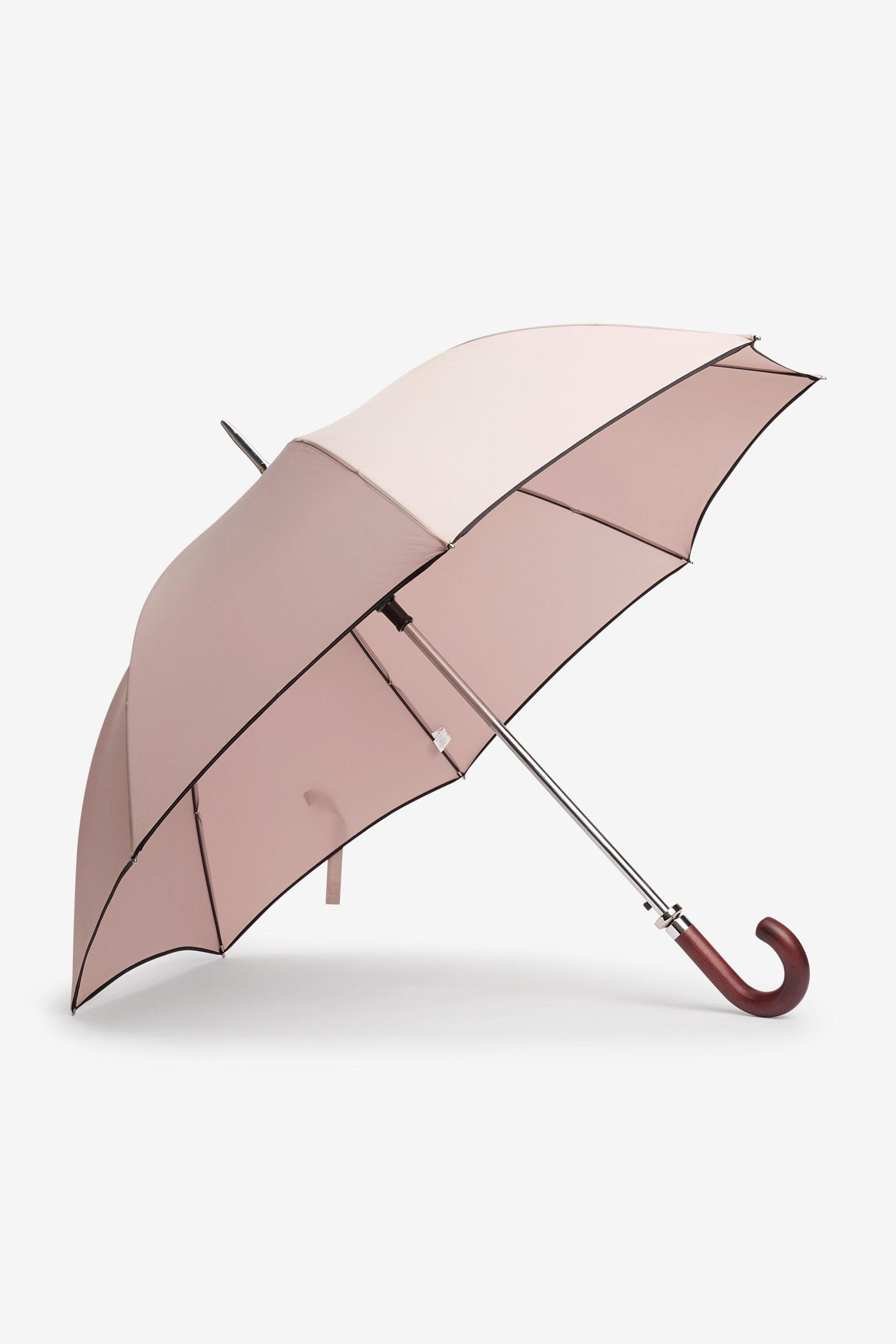Neutral Black Large Umbrella