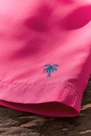 Pink Bright Palm Logo Essential Swim Shorts - Image 11 of 13