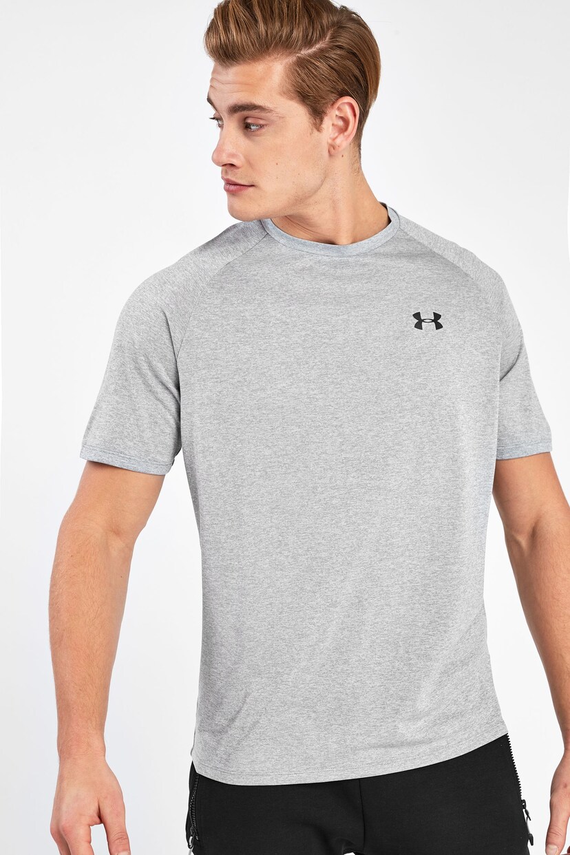 Under Armour Grey Tech 2 T-Shirt - Image 1 of 4