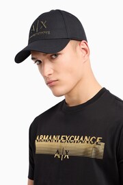 Armani Exchange Logo Detail Black Cap - Image 3 of 3