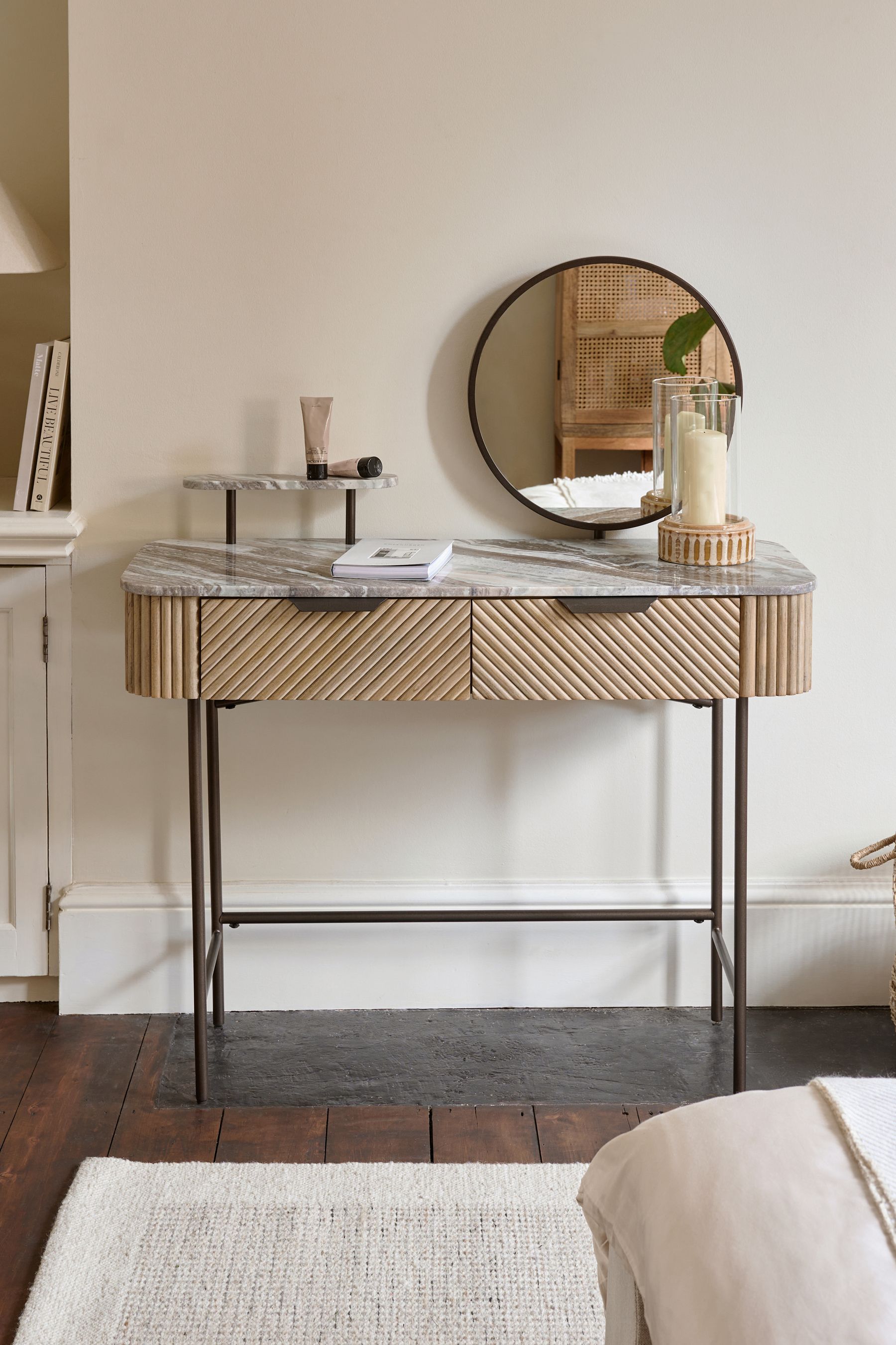 Next marble dressing table hot sale
