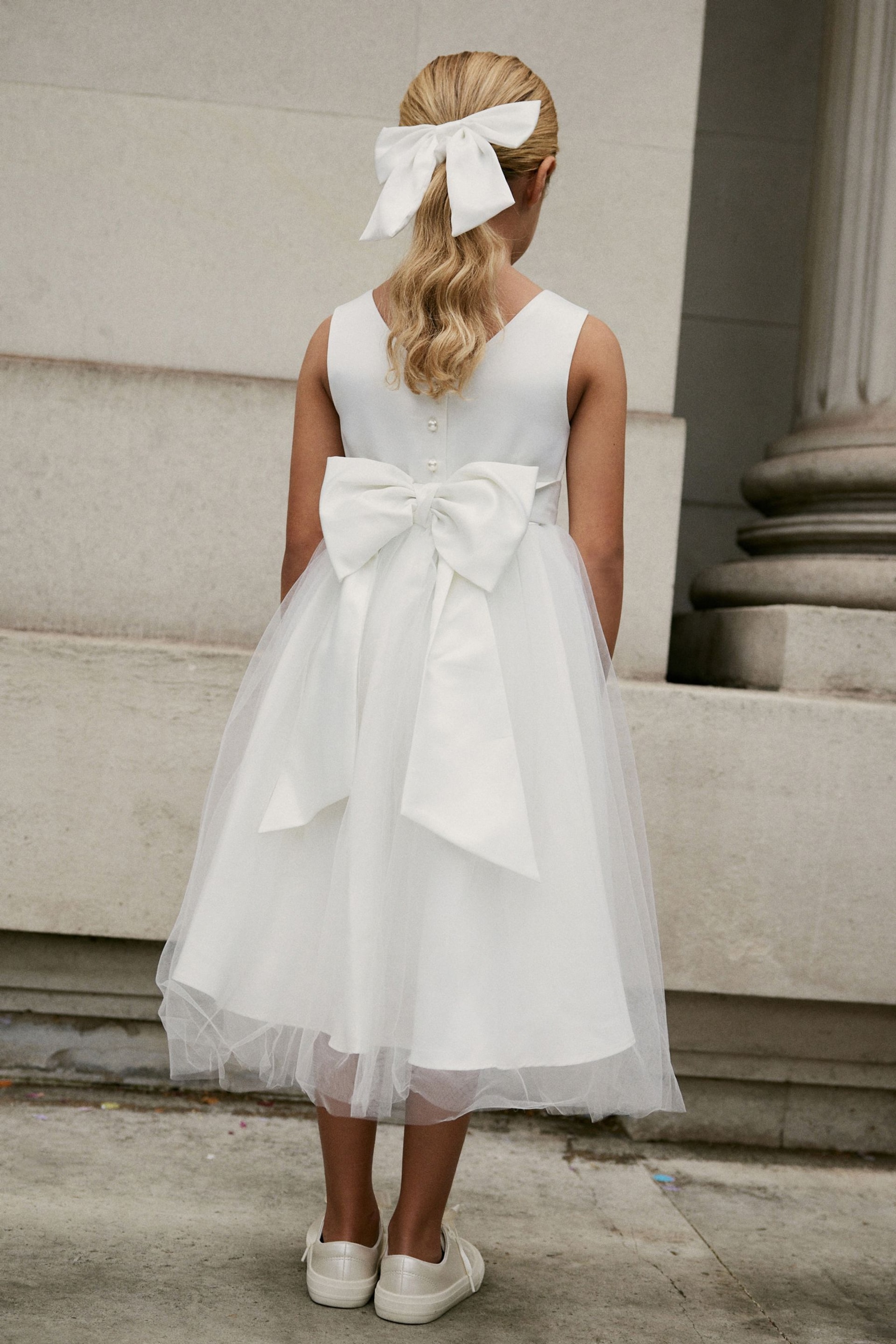 White Bridesmaid Dress (3mths-16yrs) - Image 3 of 8