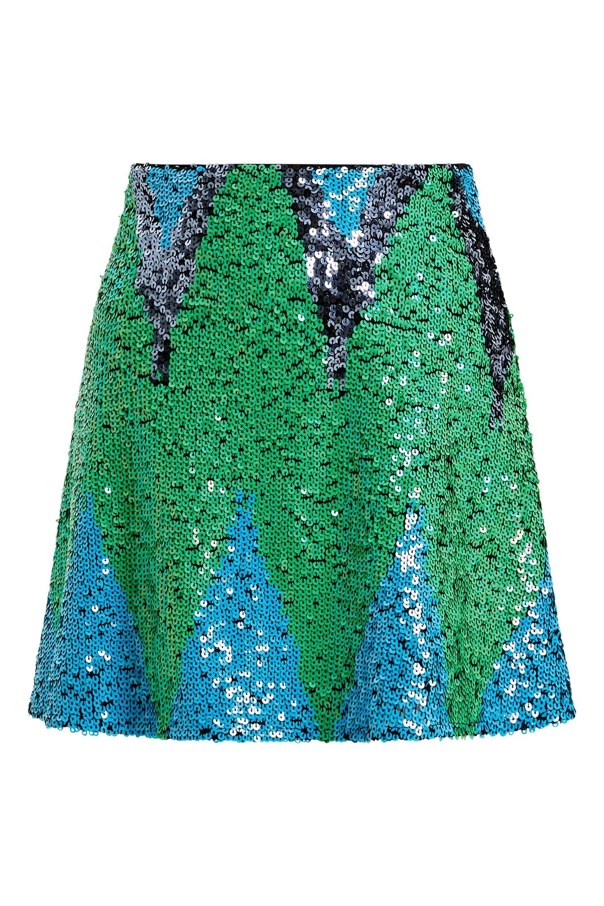French Connection Emin Embellished Skirt - Image 2 of 2