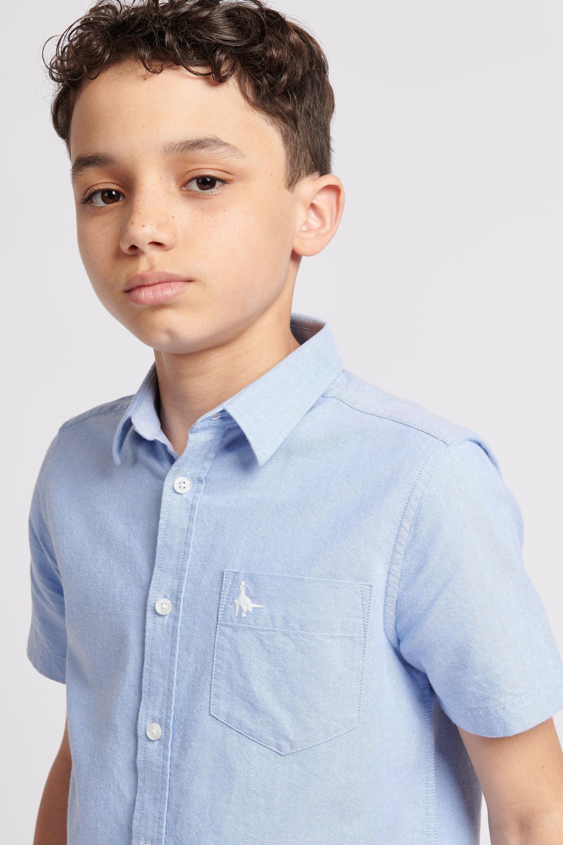 Jack Wills Boys Short Sleeve Oxford Shirt