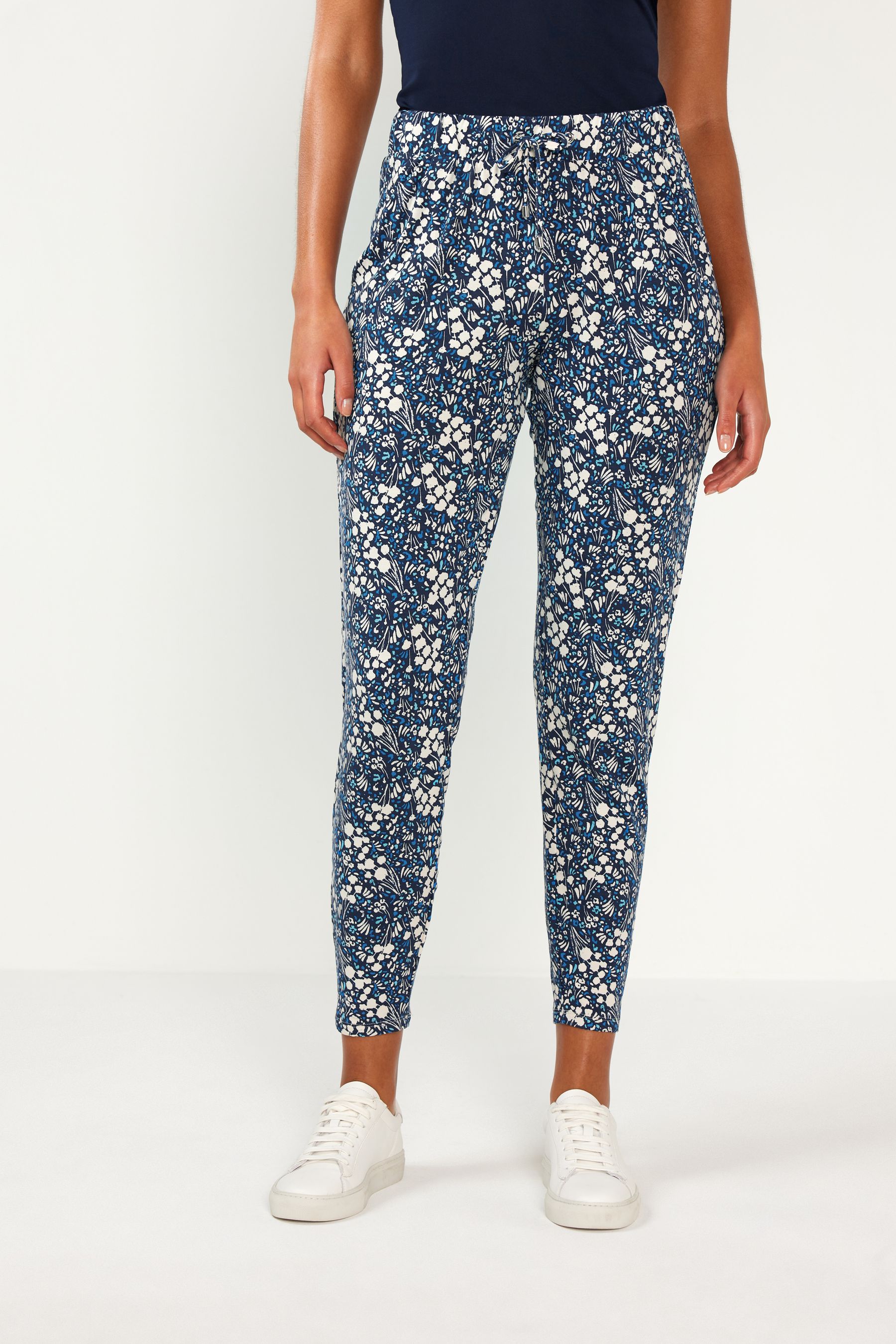 Patterned jersey sale joggers