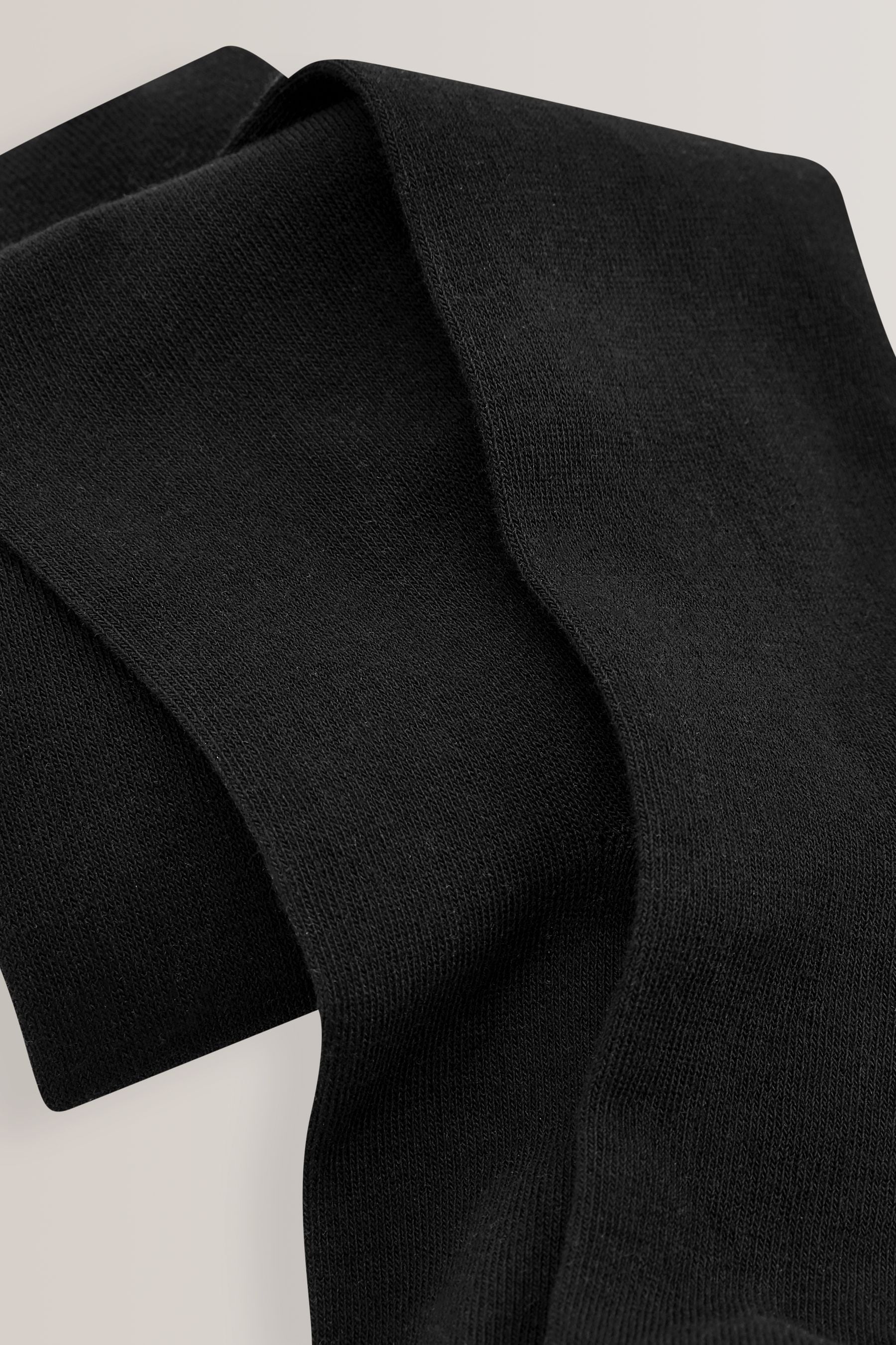 Childrens Next Black Regular Length 3 Pack Cotton Rich School Tights
