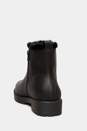 Yours Curve Black Wide Fit Chelsea Faux Fur Lined Boots - Image 3 of 5