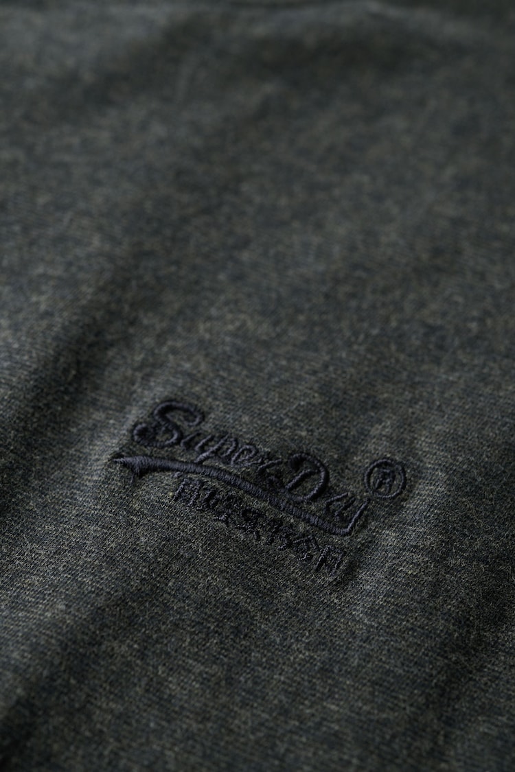 Superdry Olive Navy Vintage Embroidered T-Shirt - Image 5 of 5