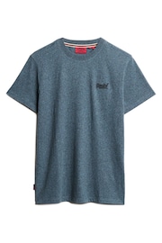 Superdry Teal Grit Vintage Embroidered T-Shirt - Image 4 of 5