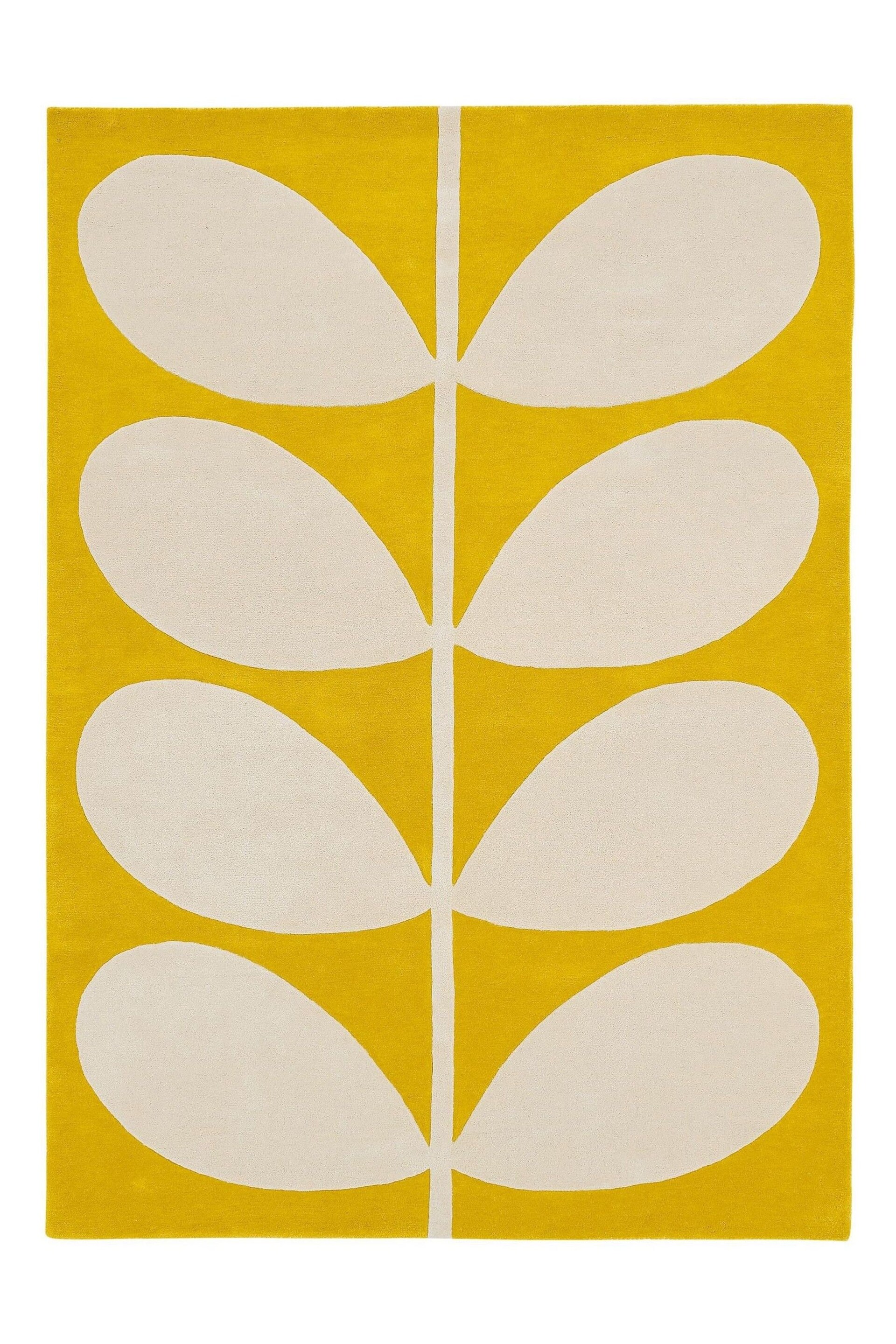 Orla Kiely Yellow Stem Rug - Image 2 of 4