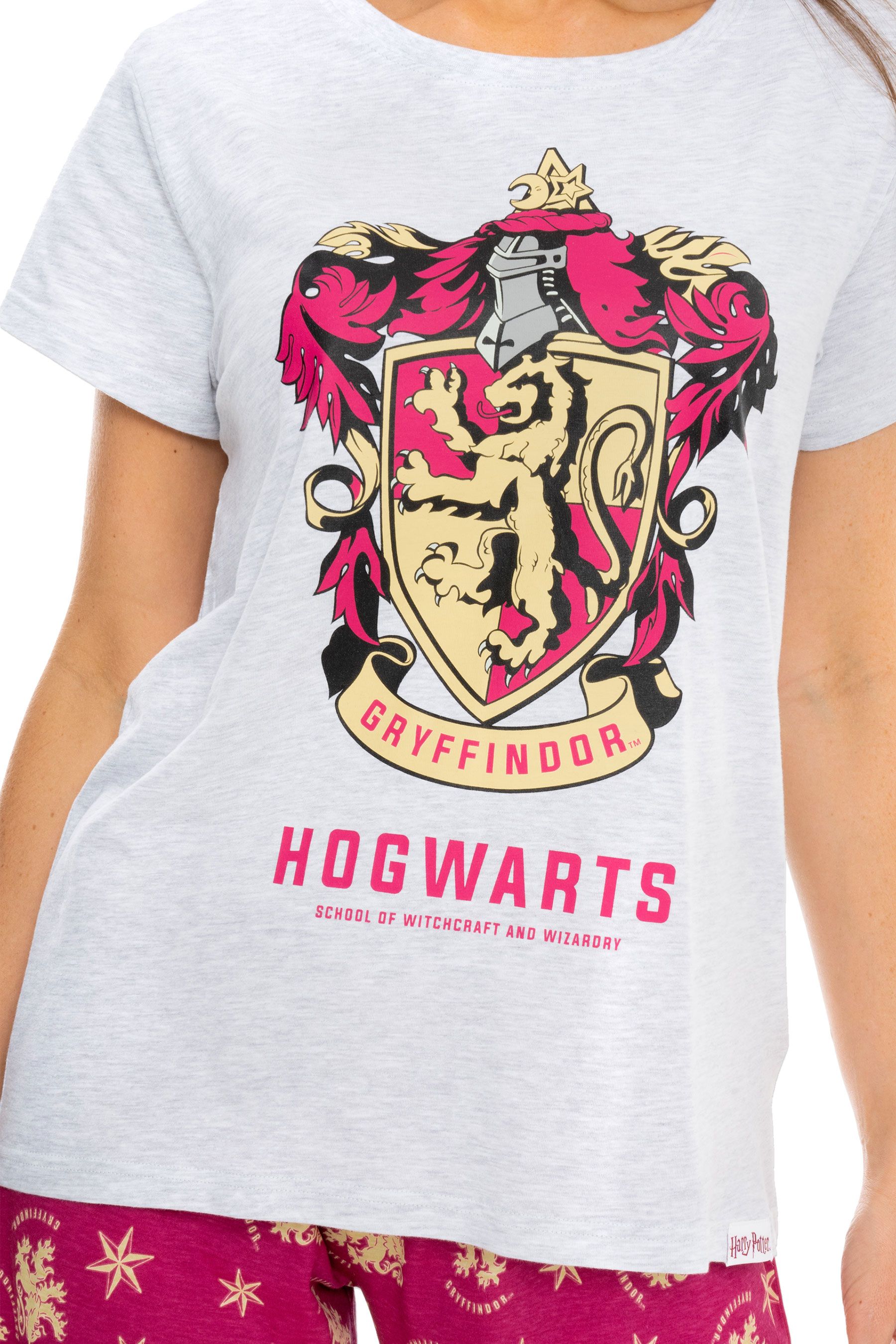 Character White Pink Harry Potter Short Sleeve 100 Cotton Pyjamas LARGE Womens