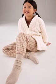 Cream Cable Cardigan (3-16yrs) - Image 2 of 7