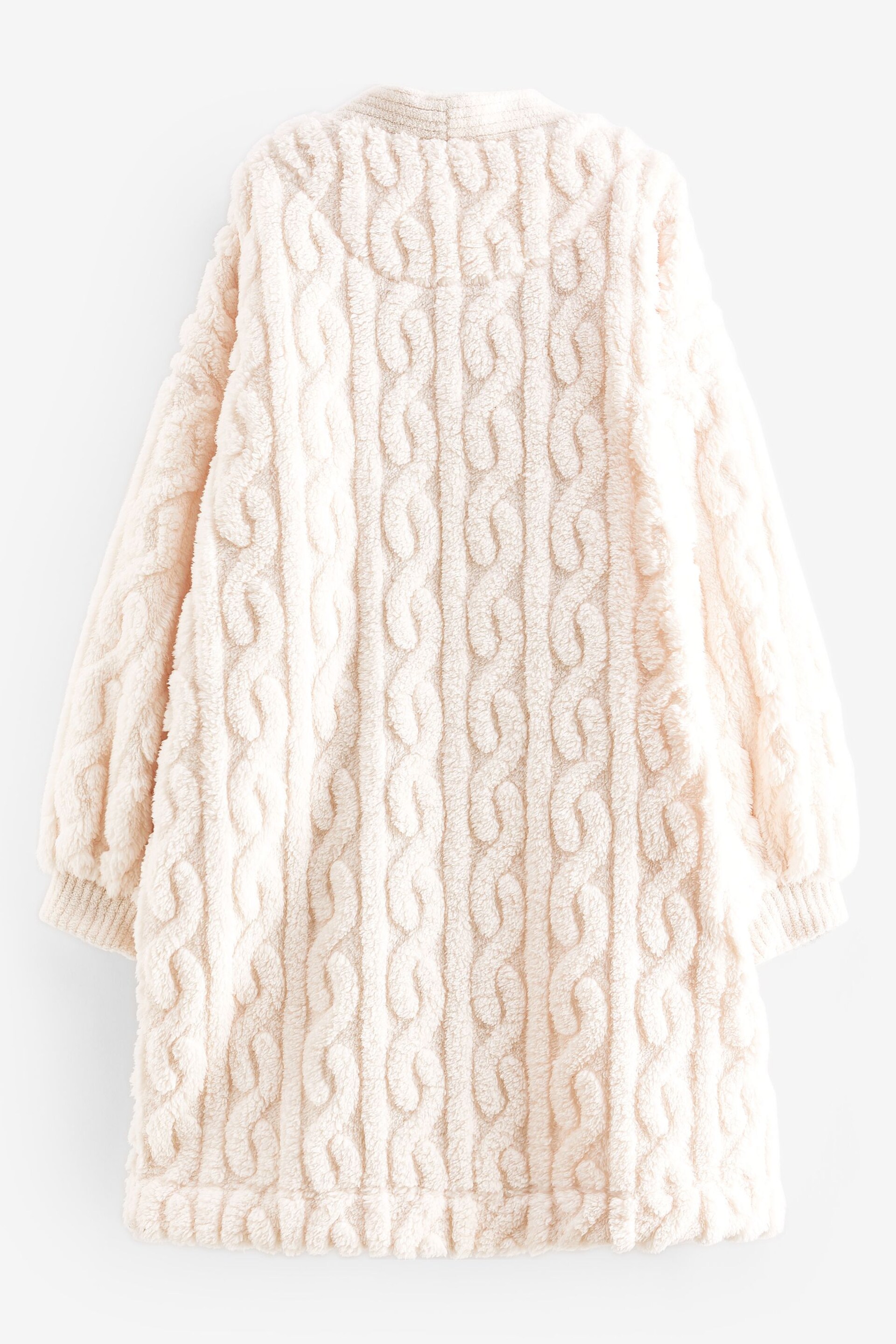 Cream Cable Cardigan (3-16yrs) - Image 6 of 7