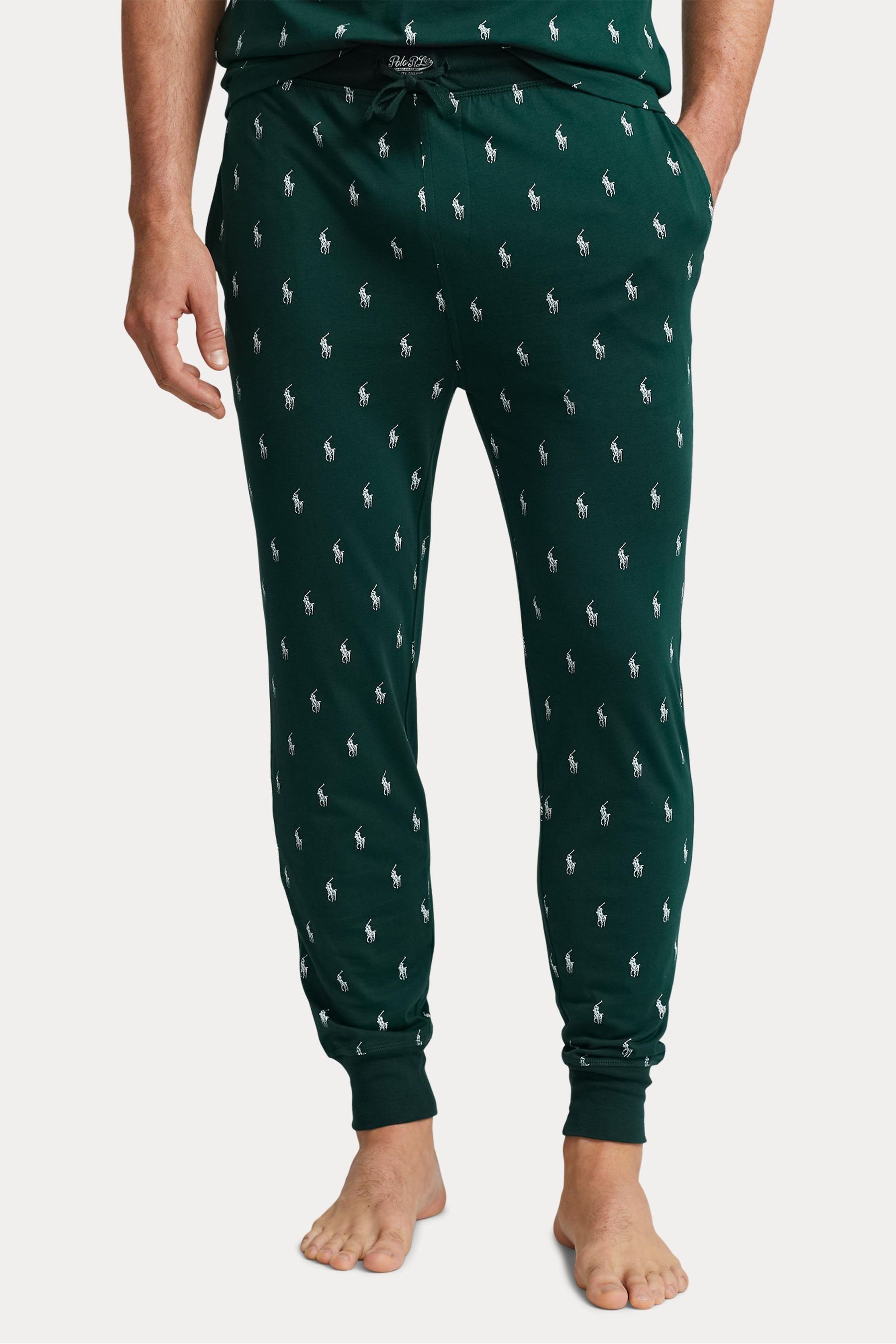 Buy Polo Ralph Lauren Allover Pony Logo Cotton Jersey Sleep Joggers from Next Germany