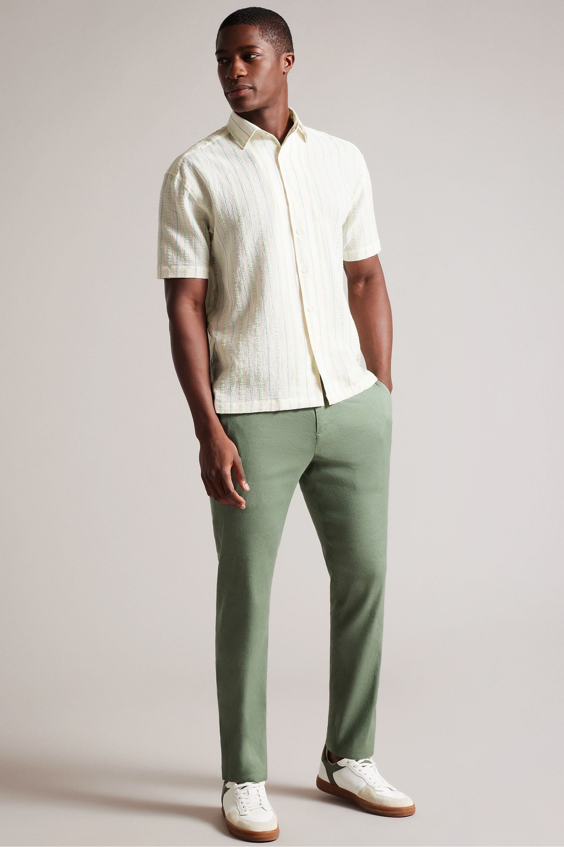 Ted baker linen trousers new arrivals