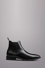 Charles Tyrwhitt Black Leather Chelsea Boots - Image 1 of 3