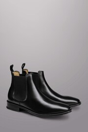 Charles Tyrwhitt Black Leather Chelsea Boots - Image 3 of 3