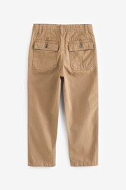 Tan Brown Ripstop Utility Trousers (3-16yrs) - Image 2 of 4