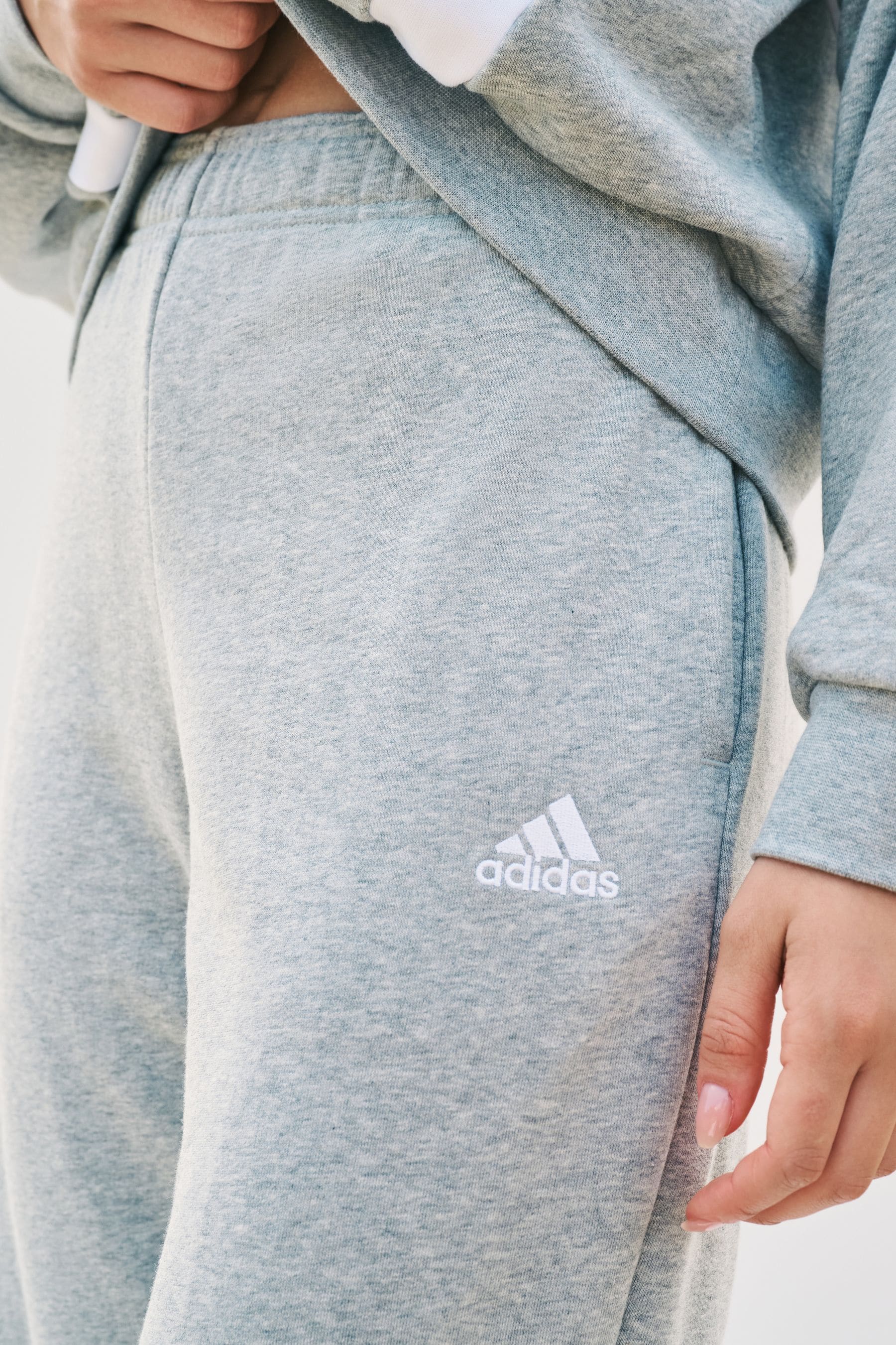 Grey adidas trackies clearance