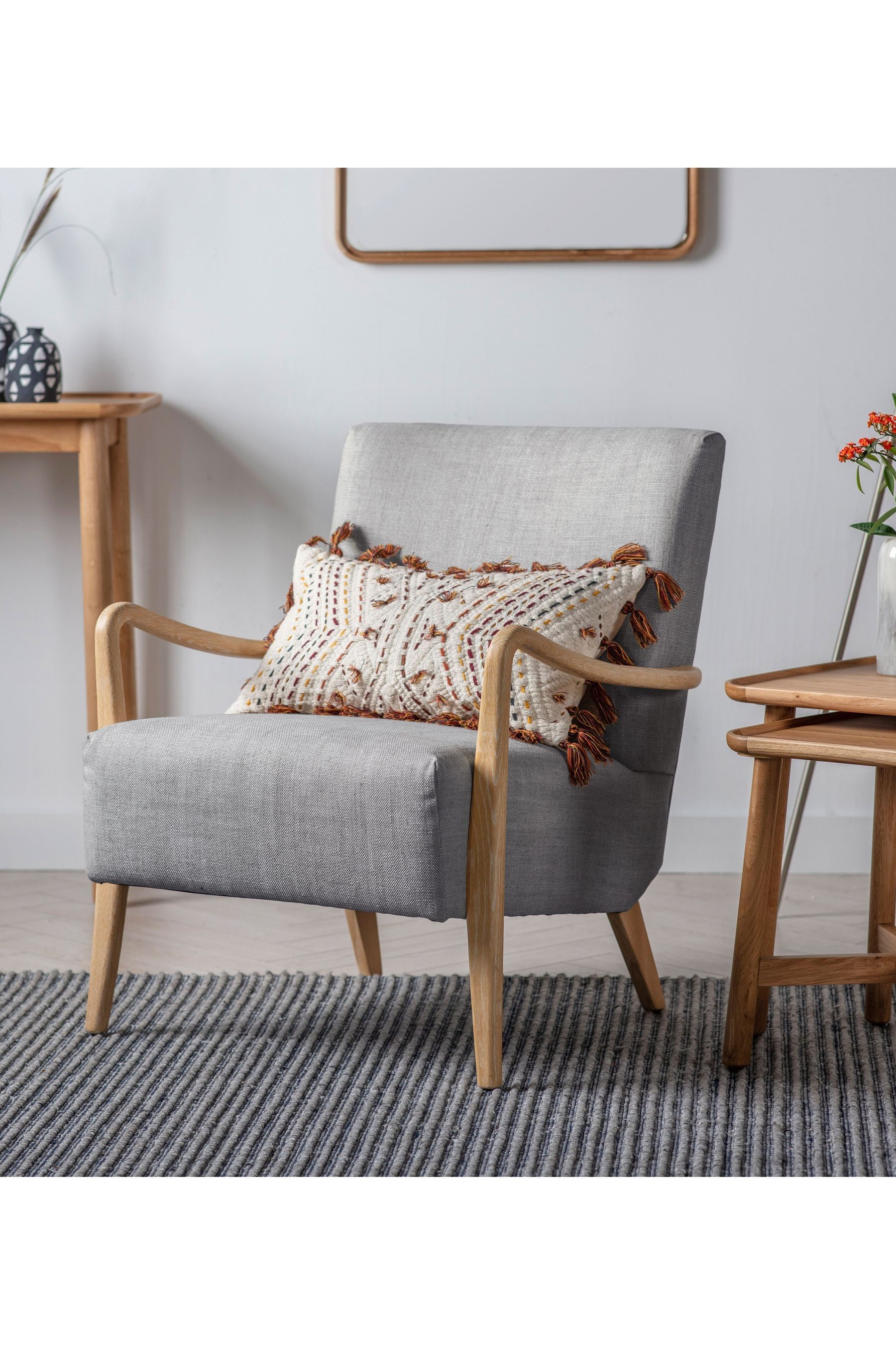 Buy Gallery Home Charcoal Grey Chedworth Armchair from the Next UK