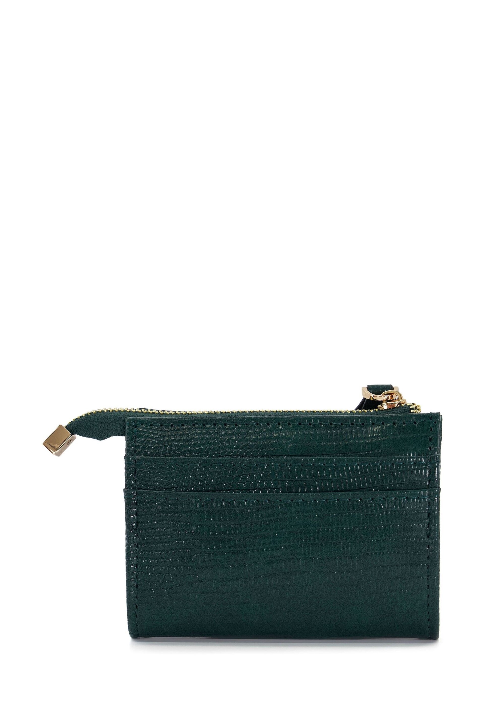 Dune London Green Koined Turnlock Cardholder - Image 3 of 7