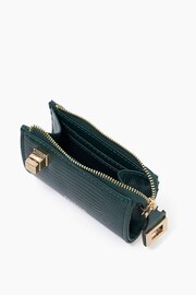 Dune London Green Koined Turnlock Cardholder - Image 5 of 7