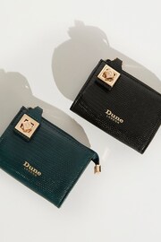 Dune London Green Koined Turnlock Cardholder - Image 7 of 7