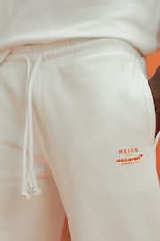 Reiss x McLaren F1 Team White McLaren F1 Cotton Drawstring Joggers - Image 5 of 12