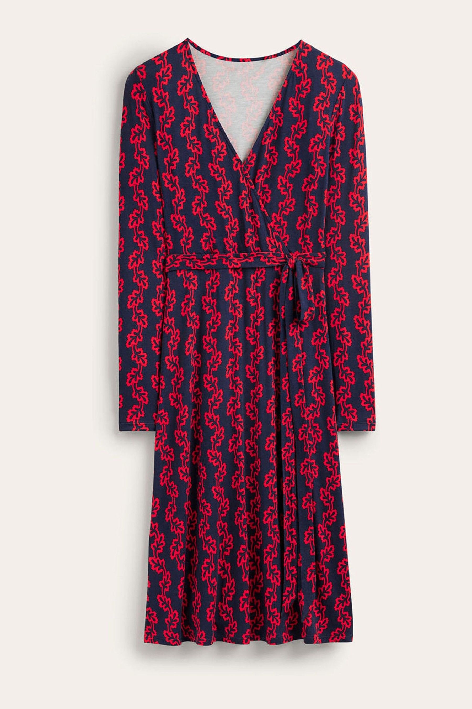 Buy Boden Blue Red Nina Jersey Midi Dress from Next Luxembourg
